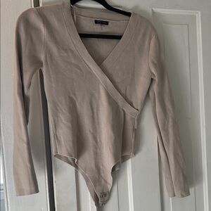 Dynamite Beige Bodysuit